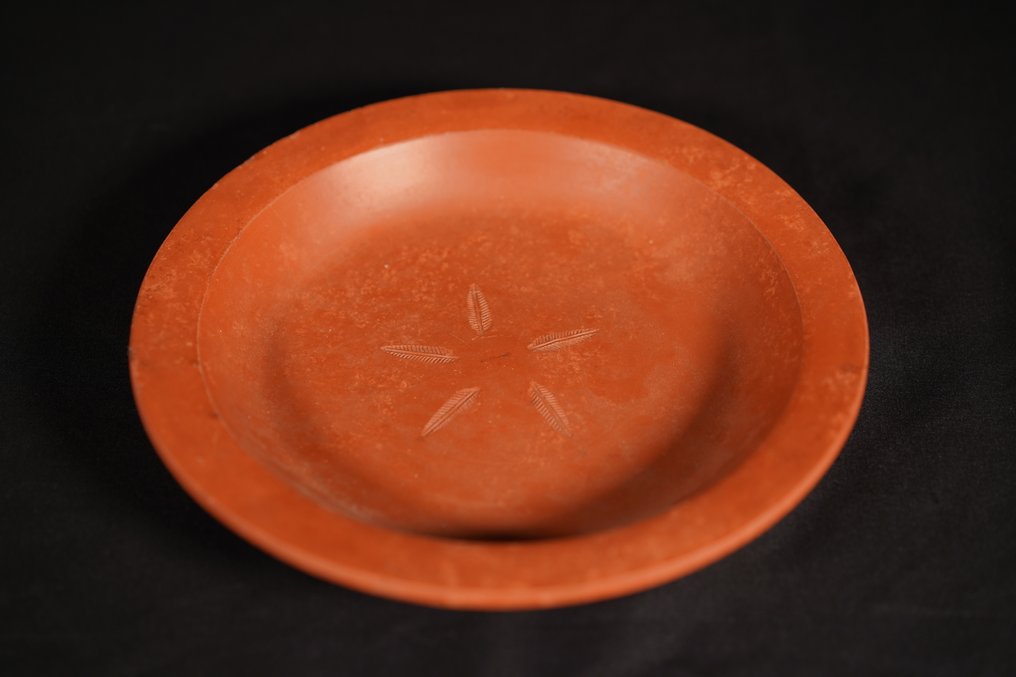 古罗马,北非 Terra Sigillata 裝飾盤,24 x 3.5 厘米 #2.1