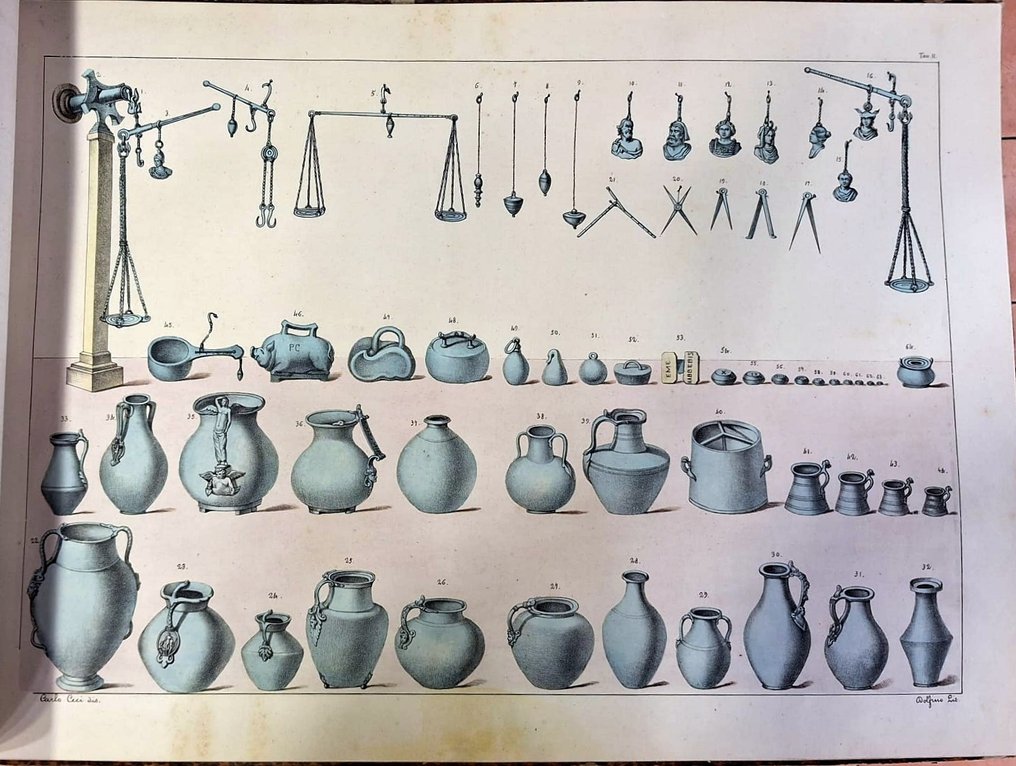 Carlo Ceci - Piccoli Bronzi del Real Museo Borbonico - 1853 #1.0