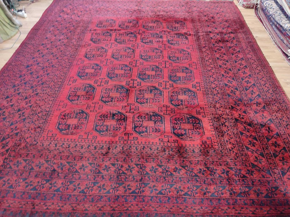 Afghan - 小地毯 - 3.2 m - 2.84 m - Yamood 几何古典 #3.2