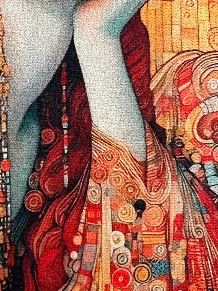 Durable fabric panel handcrafted with printed design. - Tapestry  - 45 cm - 45 cm #3.2