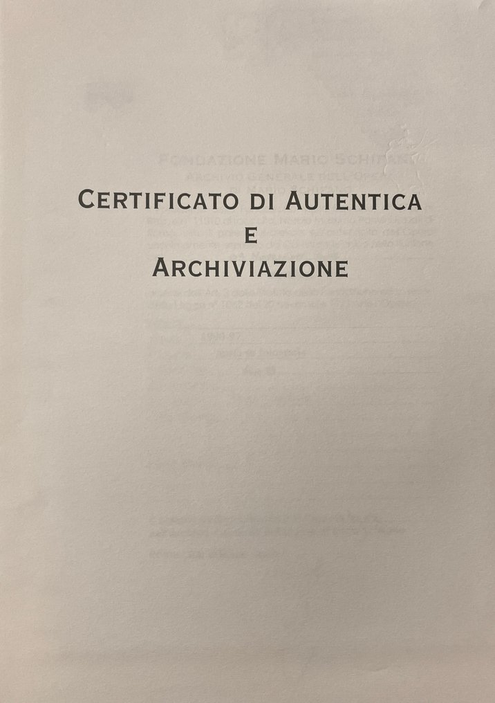 Mario Schifano (1934-1998) - Anatomia #3.2