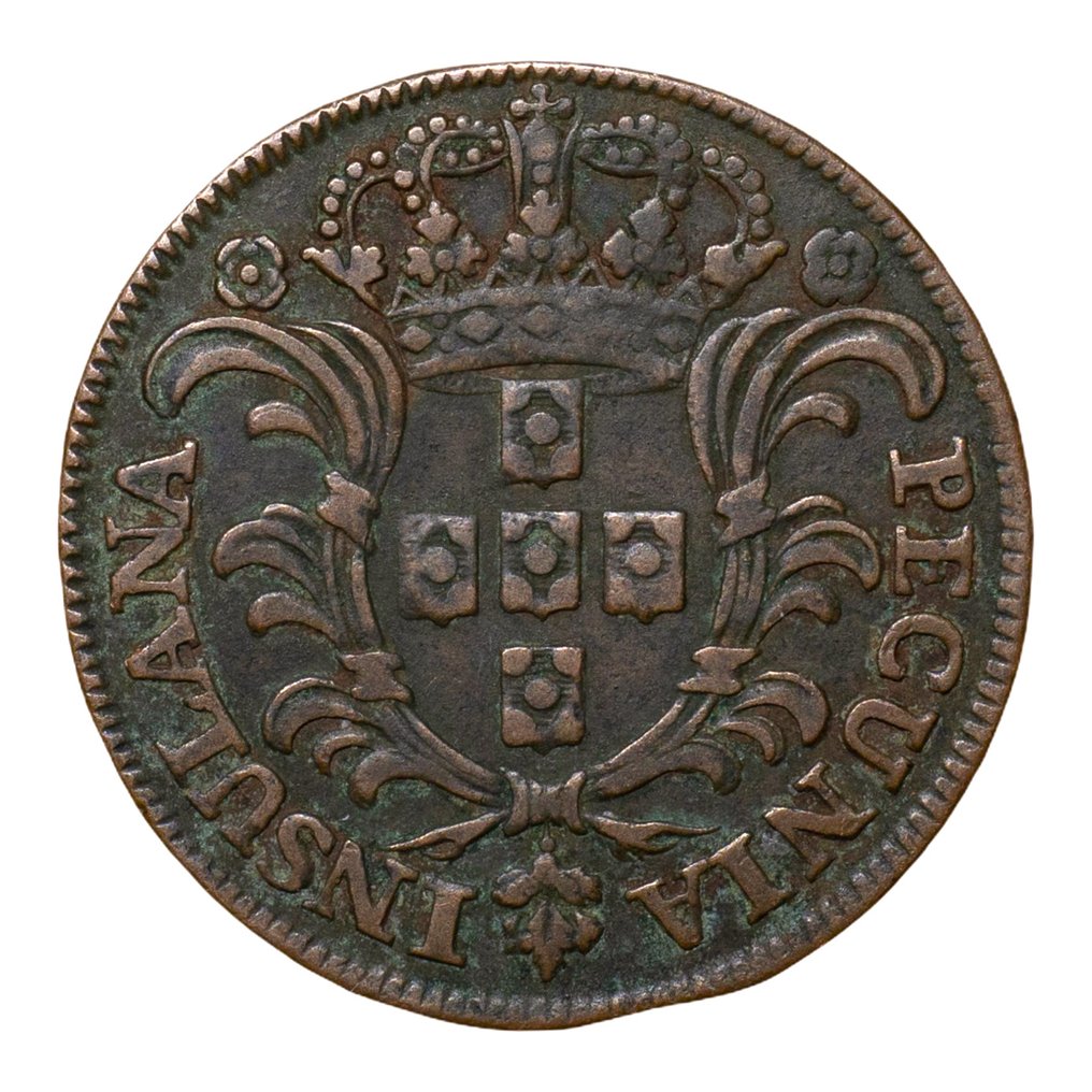 Πορτογαλία, Μαδέρα. D. José I (1750-1777). X Reis 1750 - Escassa - Free Shipping (Worldwide) #1.0