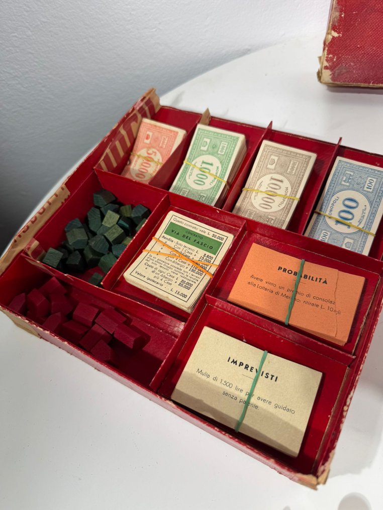 Επιτραπέζιο παιχνίδι - Monopoli 900. Monopoli del ventennio, la versione più rara - Χαρτί #2.1