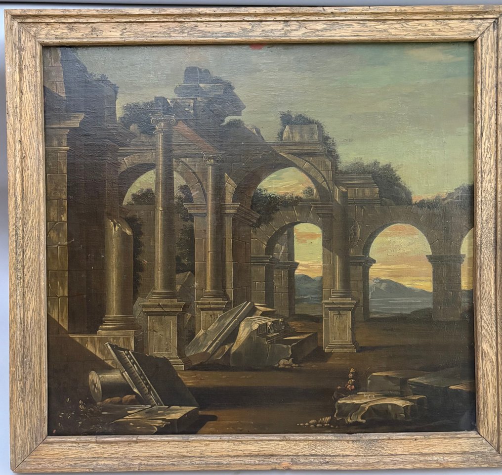 École italienne (XVII) - Ruines d'un palais Romain #2.1