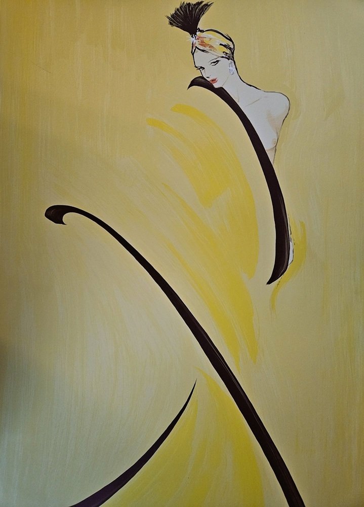 Rene Gruau (1909-2004) - Les trois femmes - Rouge #2.1