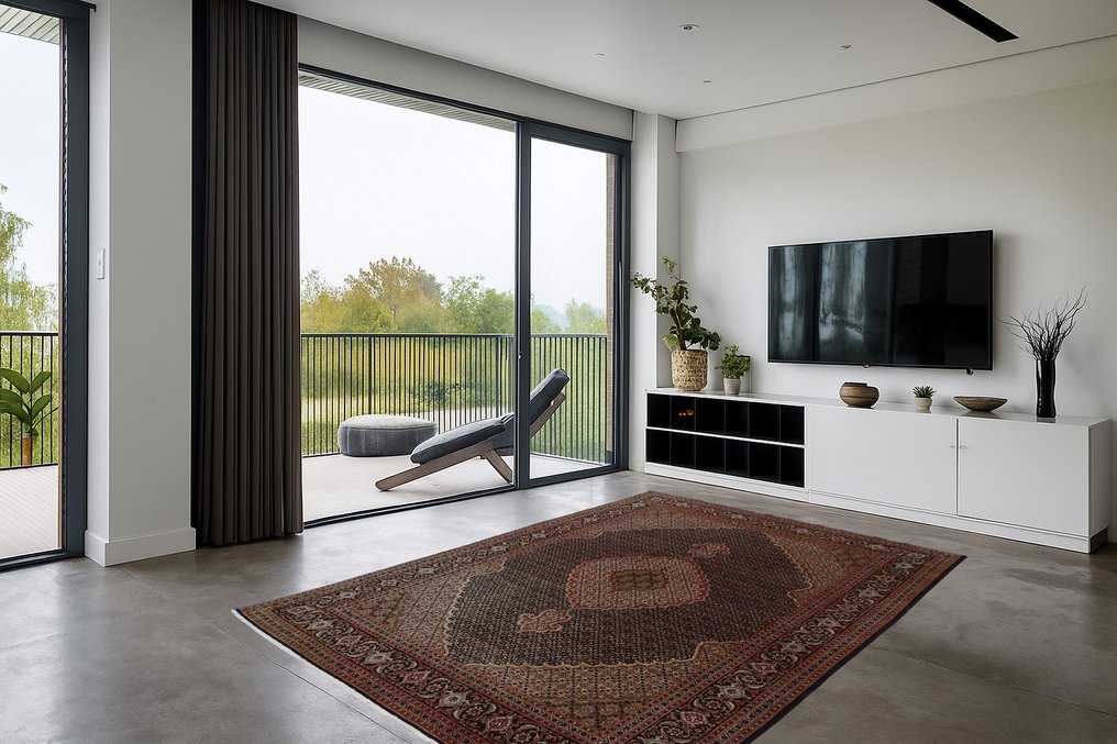 Tabriz Mahi con Zijde - Pulito - Tappeto - 292 cm - 210 cm #1.0