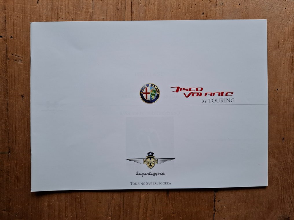 Brochure - Alfa Romeo - Disco Volante by Touring Superleggera #1.0