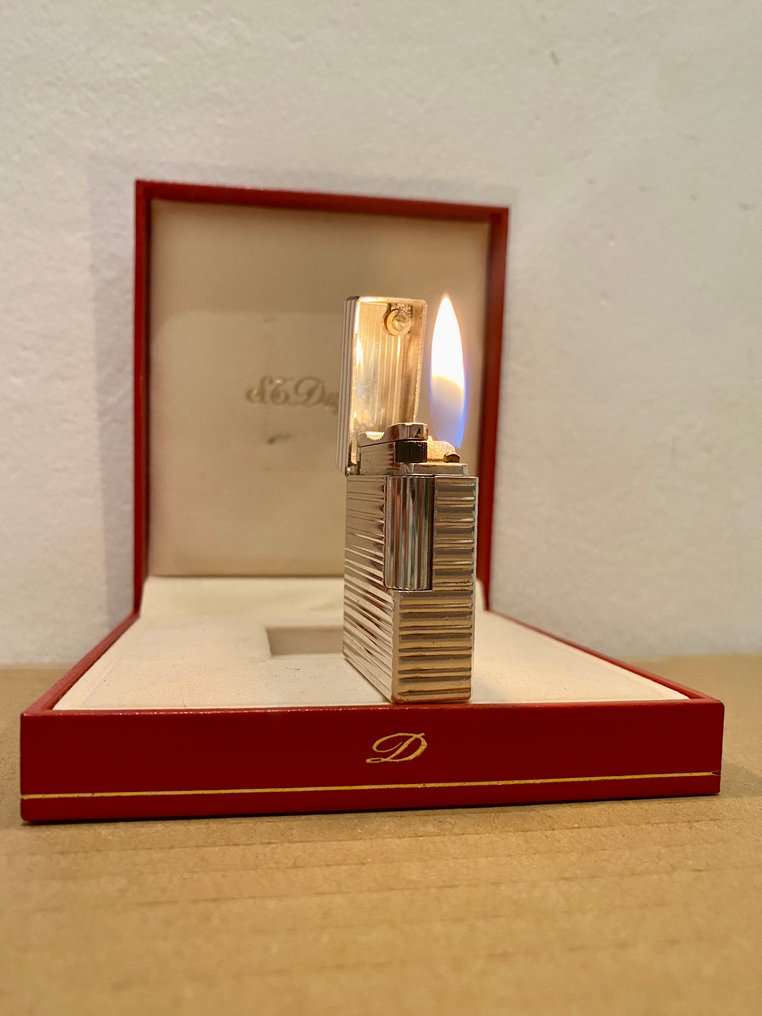 S.T. Dupont - Briquet - Plaqué argent #4.3