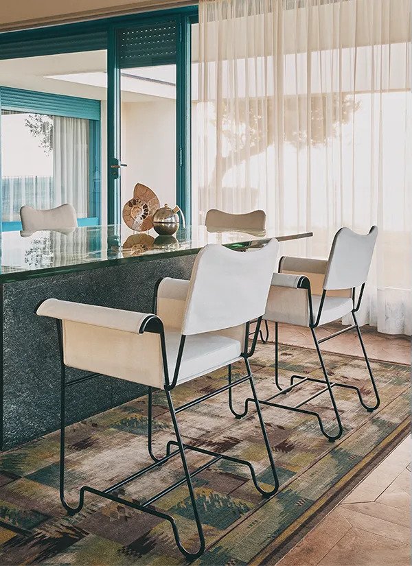 GUBI - Mathieu Matégot - 椅子 - Tropique 餐椅 - 不锈钢 #4.3