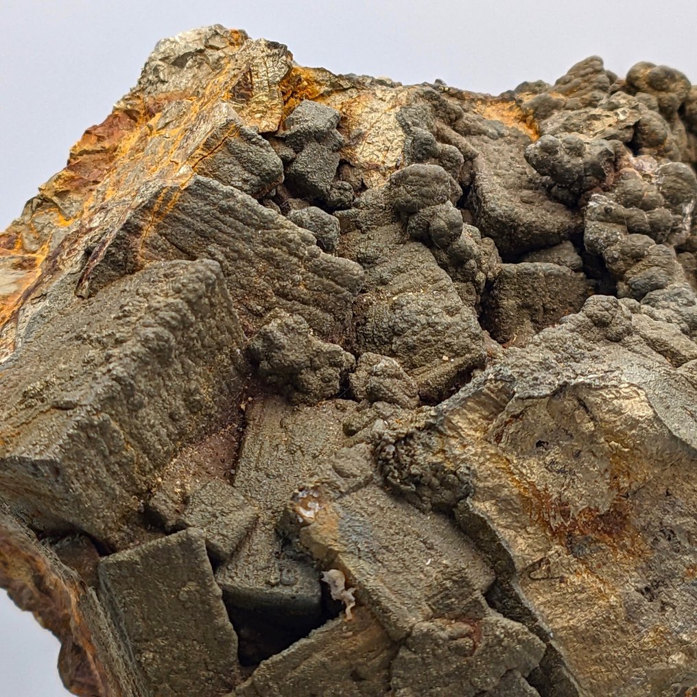 Unique MELNIKOVITE pseudomorph of pyrite, museal, extremely rare Crystals on matrix - Height: 157 mm - Width: 128 mm- 3259 g #4.3