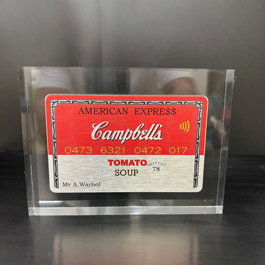 N.Nathan - Plexi Card A.Warhol #2.1
