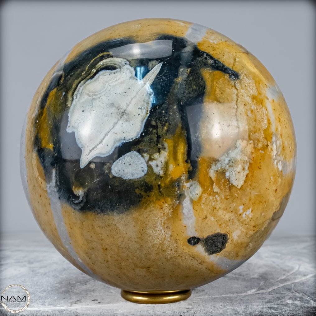 新发现！稀有天然碧玉 - 玛瑙 Sphere- 4898.17 g #4.3