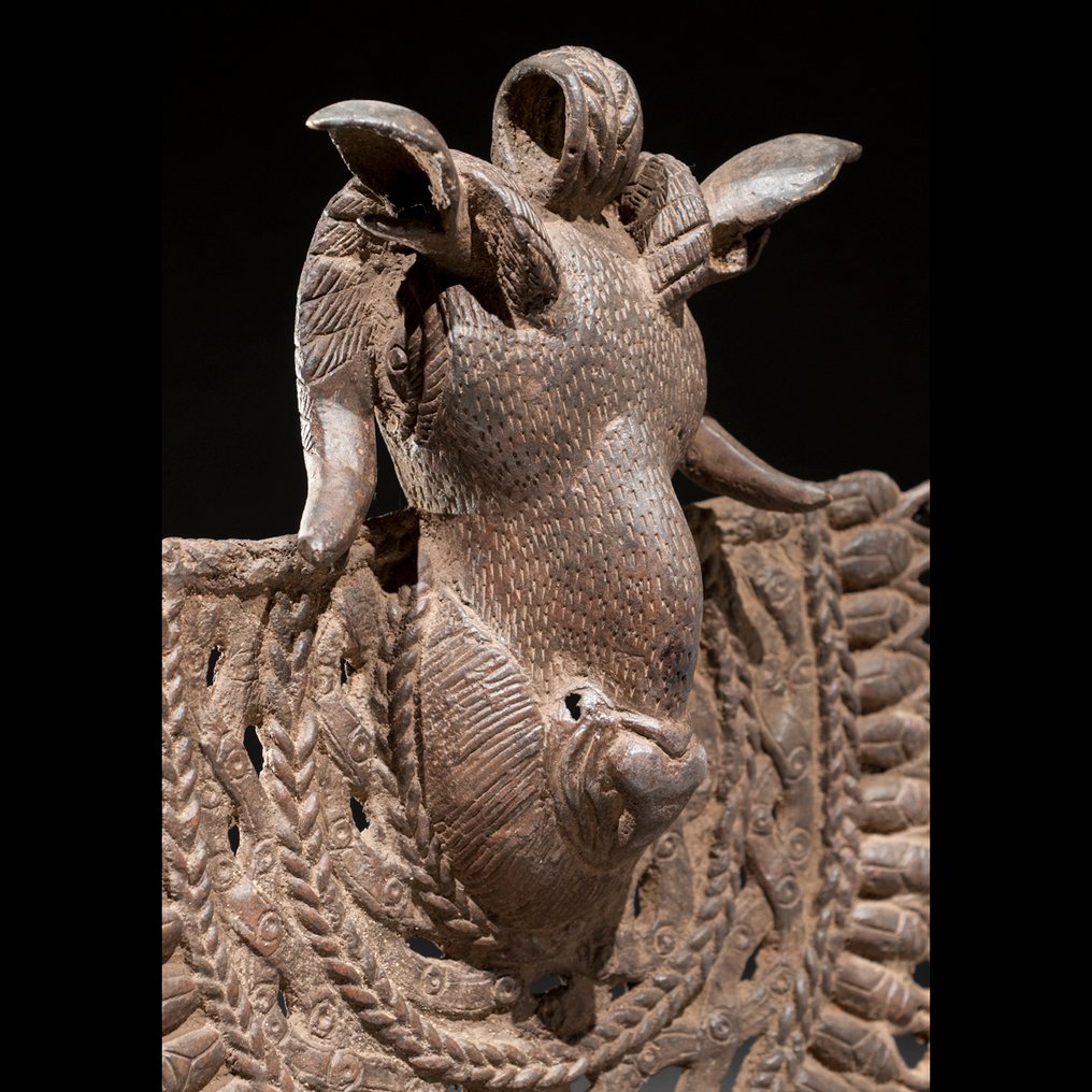 Ram's head - Bronze ancien - Yoruba - Nigeria #1.0