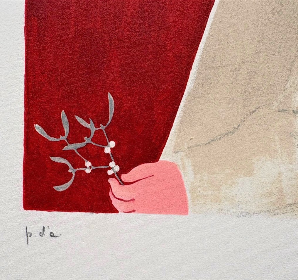 Antonio Bueno (1918-1984) - Ragazza con il vischio #2.1