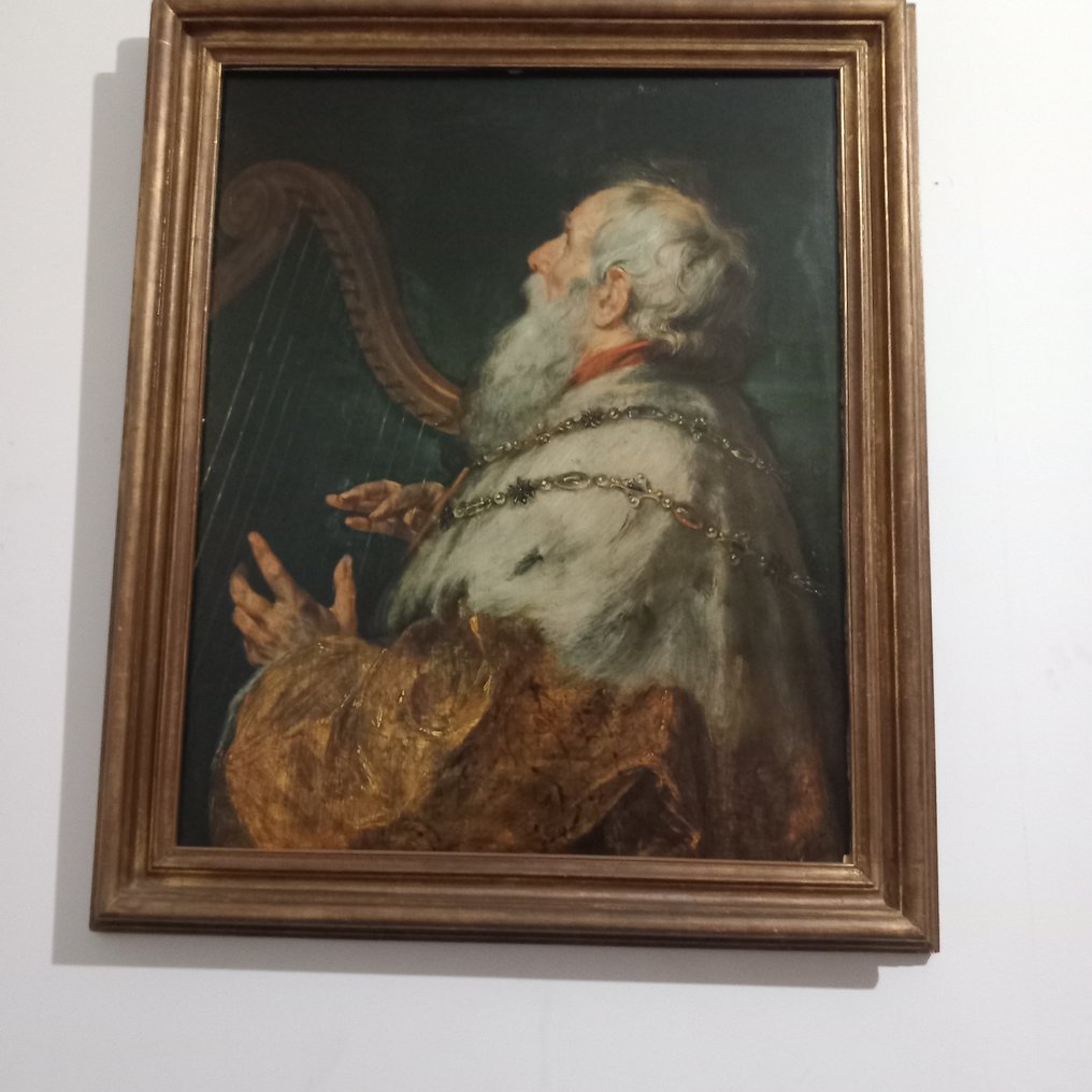 Peter Paul Rubens (1577-1640), After - Re David suona l'arpa #2.1