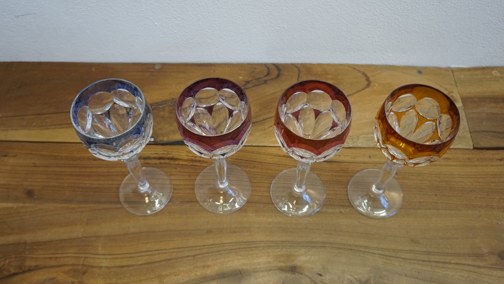 Hofbauer - 酒杯 (4) - 水晶 - 复古 Kristal Baviera #2.1