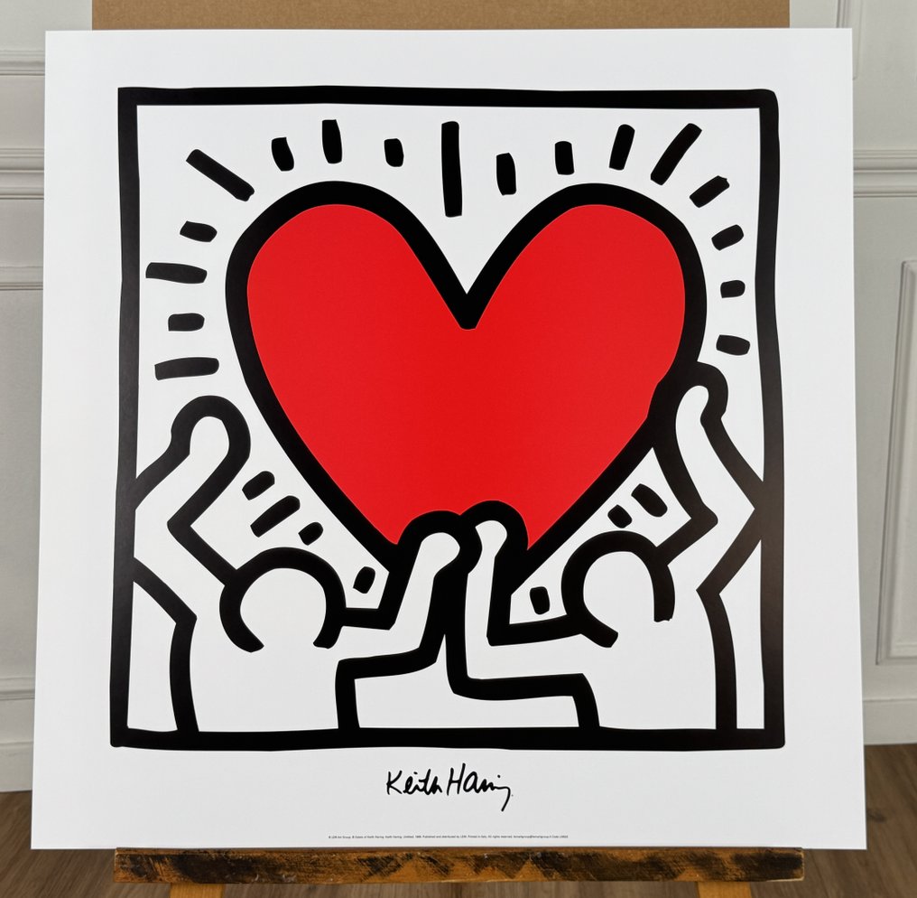 Keith Haring - Untitled "Heart" (XL) #1.0