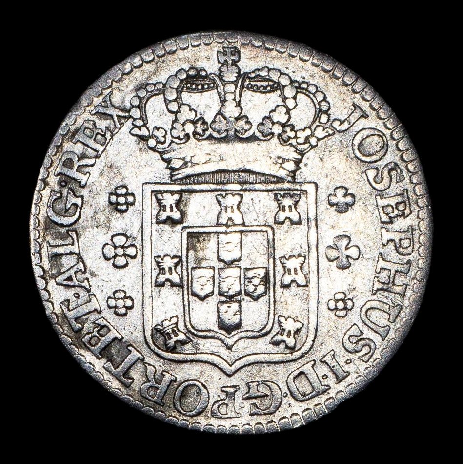 Portugal. D. Jose I (1750-1777). 6 Vinténs (120 Reis) - Josephus - Inédita - Cruz Potentada / Rev: SIGHO - Muito Rara - Free Shipping (Worldwide) #1.0