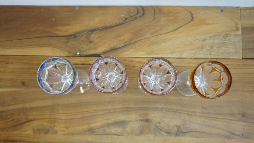 Hofbauer - 酒杯 (4) - 水晶 - 复古 Kristal Baviera #3.2