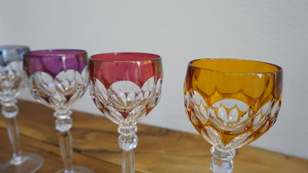 Hofbauer - 酒杯 (4) - 水晶 - 复古 Kristal Baviera #4.3