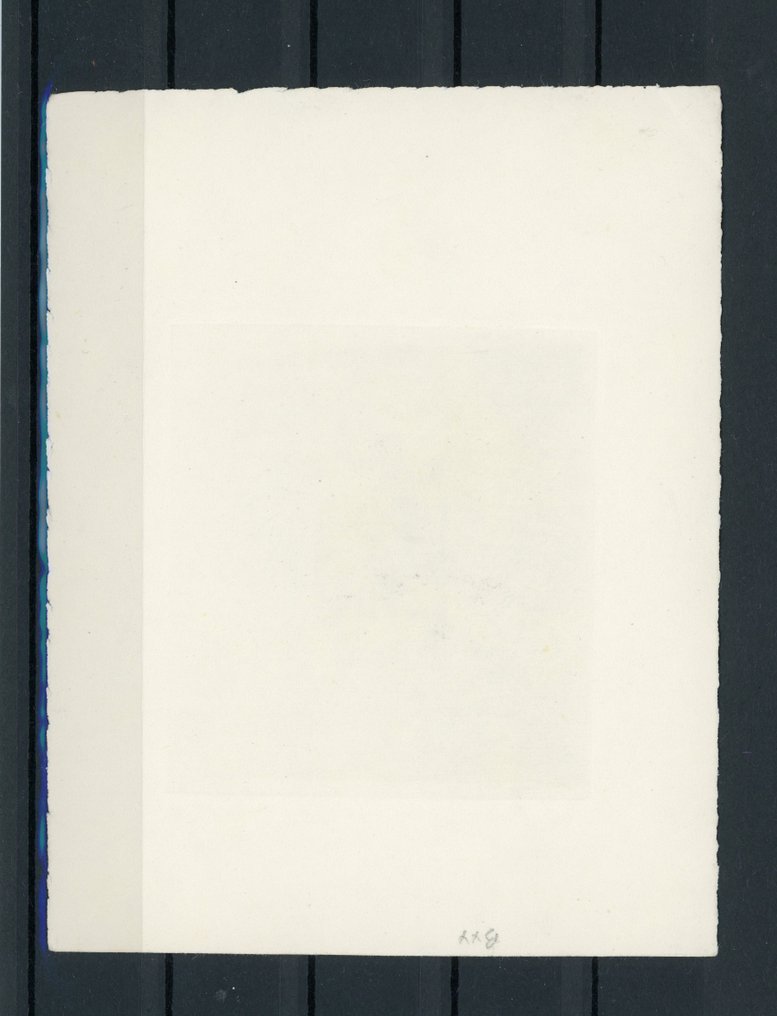 法国 1956 - Superbe Epreuve d'artiste 签名 Decaris - Yvert n°1053 #1.0