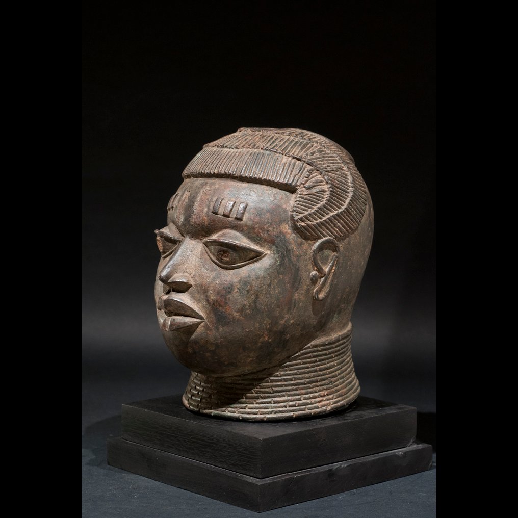 伊费的王冠头像 - 古铜色 - Yoruba - 尼日利亚 #2.1