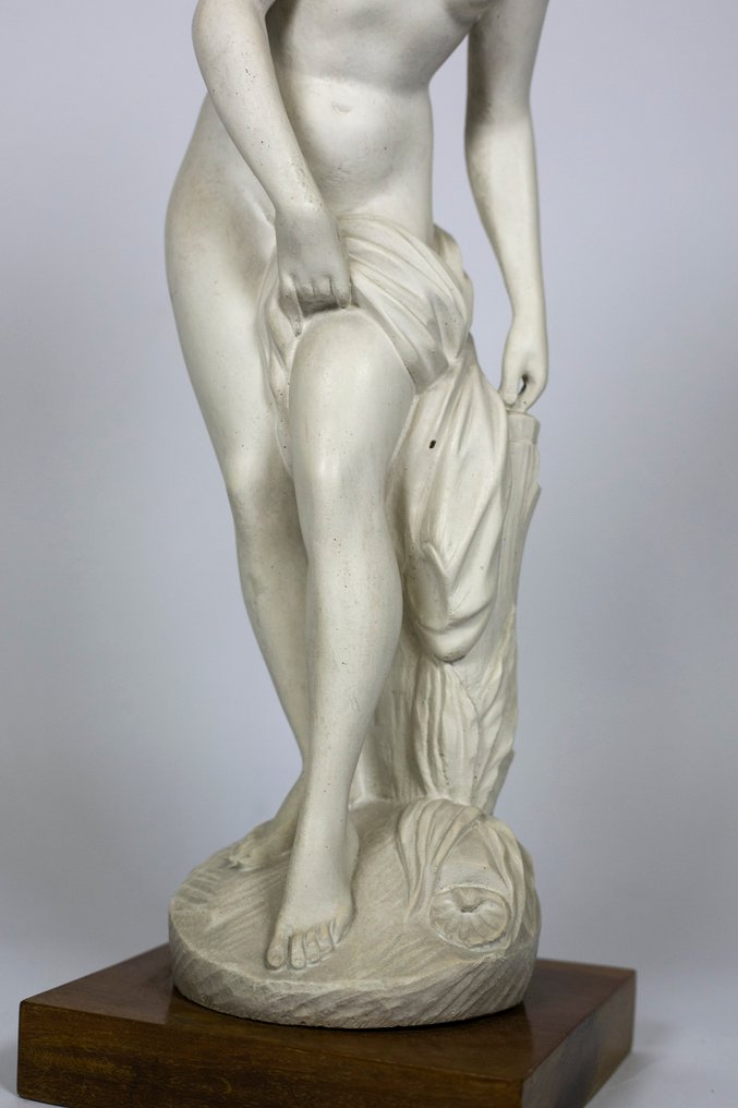 Dal modello di Falconet (1716-1791) - Sculpture, Bagneuse - 44 cm - marble paste #3.2