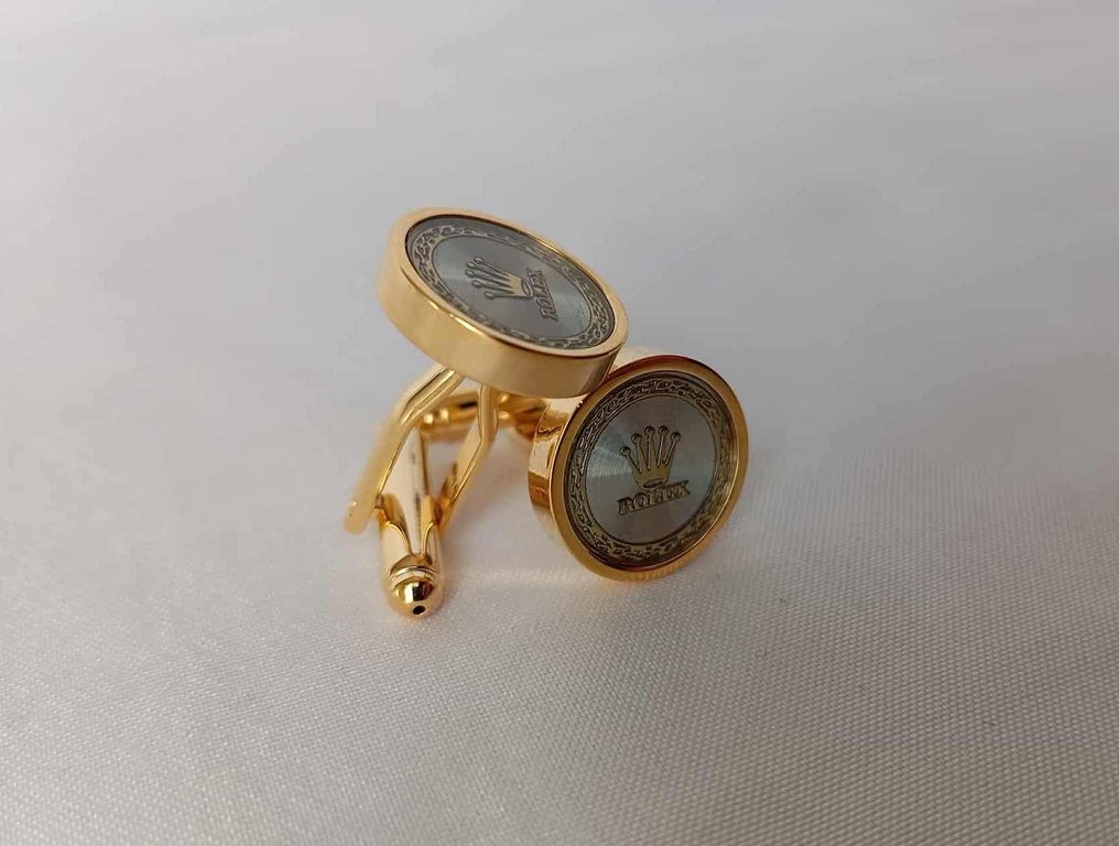 镀金 24K - 袖口扣 - Rolex袖扣 24K黄金 #2.1