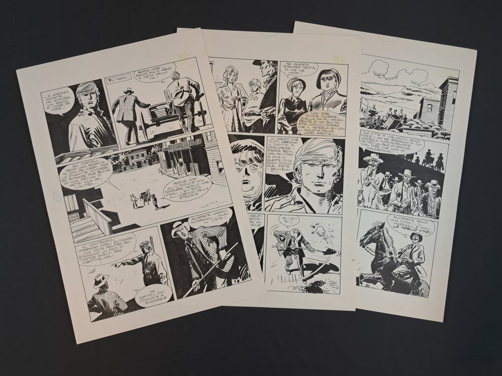 Alessandrini, Berardi - 3 Original page - Ken Parker: Sangue sulle Stelle - 1977 #1.0