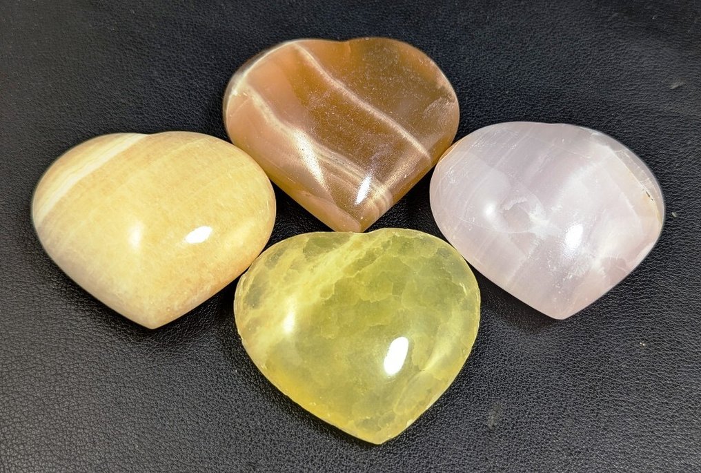 Multi Mineral Stone Hearts - Altezza: 60 mm - Larghezza: 54 mm- 1700 g - (18) #4.3