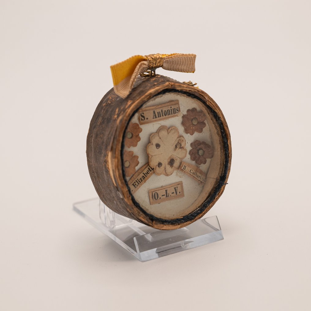 圣安东尼的Agnus Dei，带有圣物 - 蠟 - 1850-1900 #2.1