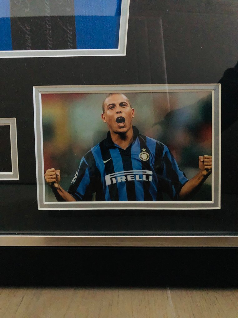 Inter Milan - Ronaldo De Lima - Virallisesti allekirjoitettu jalkapallopaita - 1998  #3.2