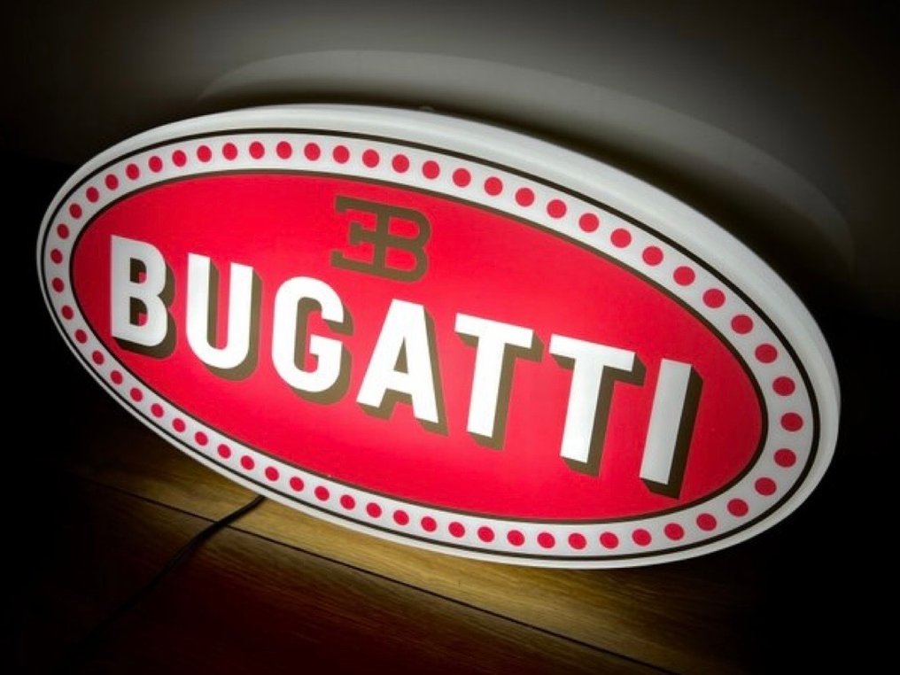 Sign - Bugatti - Large Bugatti Illuminated Sign Lightbox #3.2