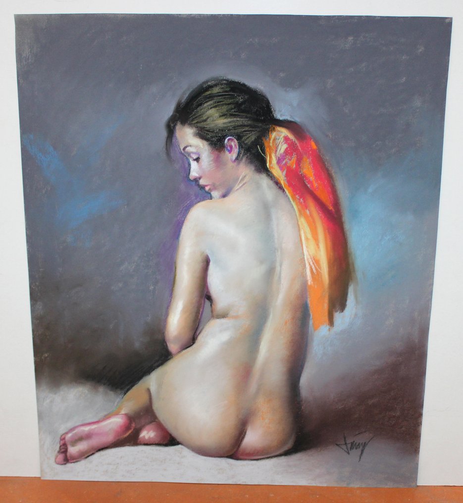 Domingo Alvarez Gomez (1942) - Paseando por la orilla del mar #1.0