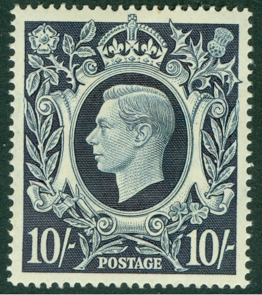 Storbritannien 1936 - SG 478£ - 10s dark blue #1.0
