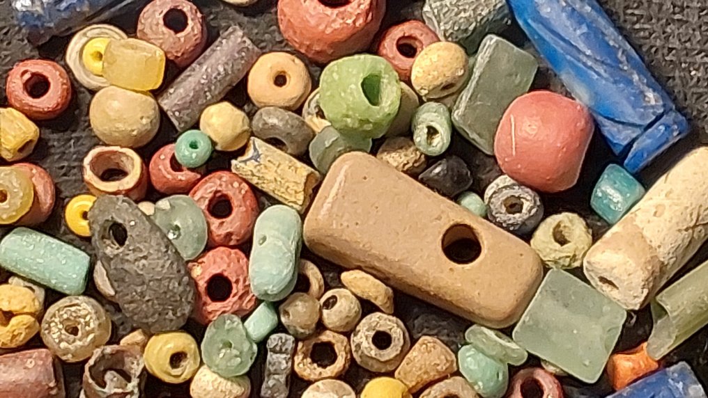 古埃及到罗马 玻璃 超过100个古老的珠子  (没有保留价) #2.1