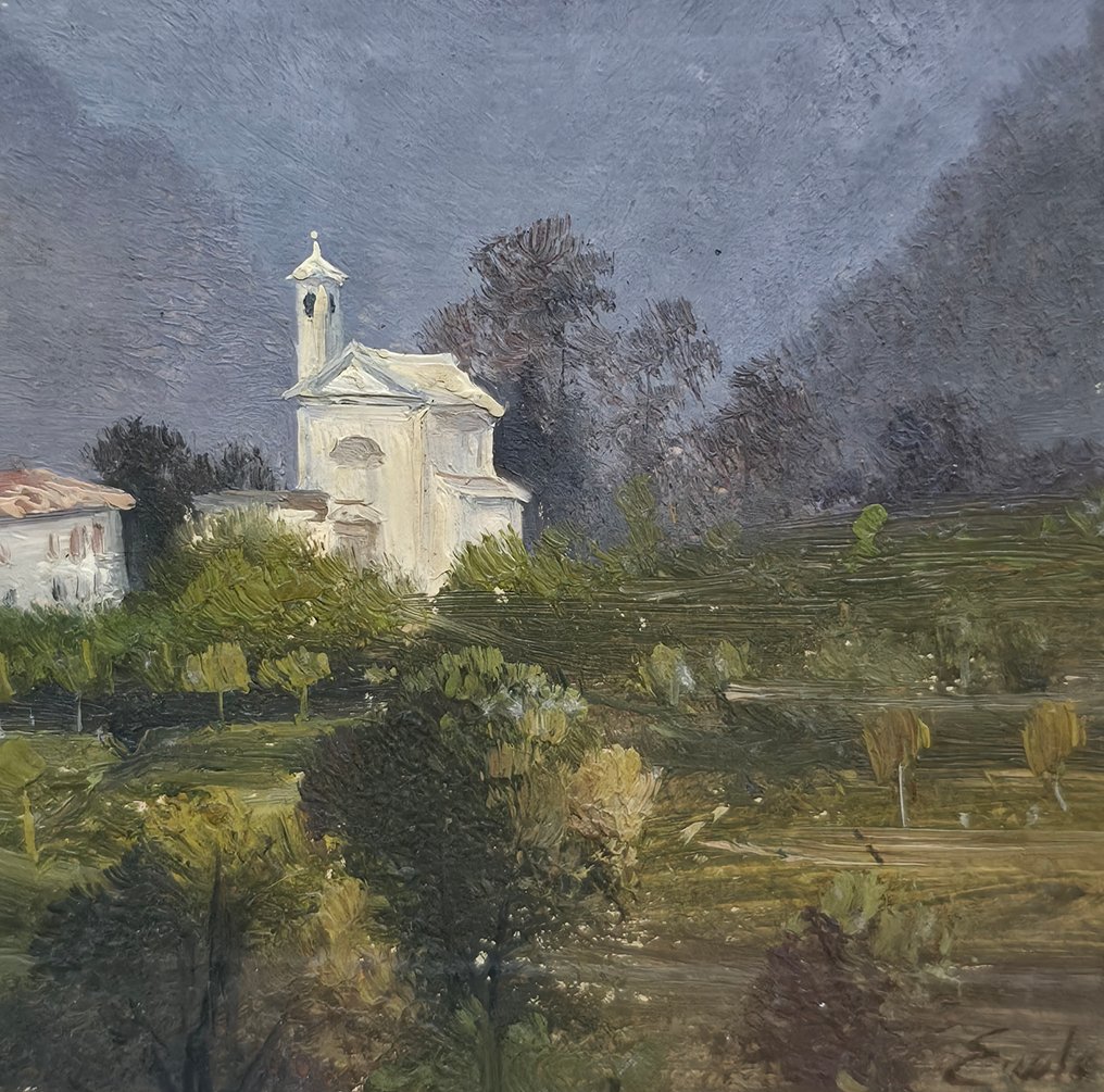 Ercole Calvi (1824-1900) - Paesaggio #2.1