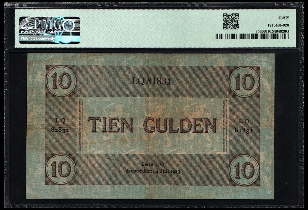 Paesi Bassi. - 10 Gulden - 1923 - Pick 35 #1.0