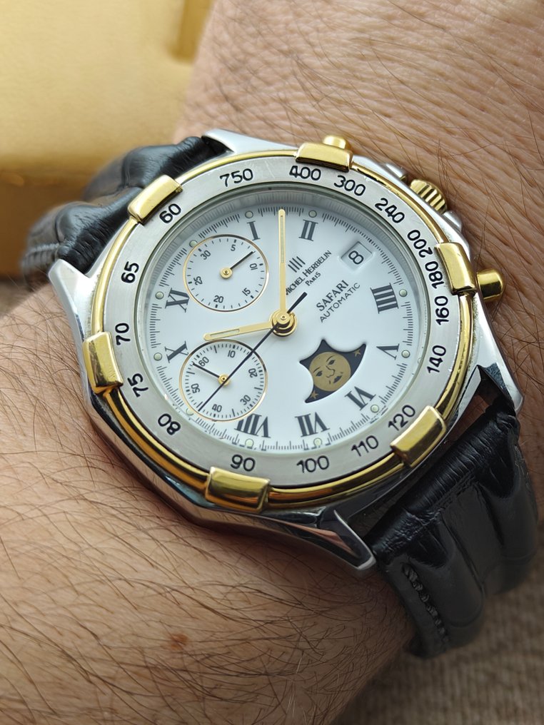 Michel Herbelin - Safari Moonphase Chronograph Automatic - Herren - 1990-1999 #3.2