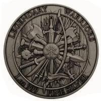 Mondo. Silver medal ND Legendary Warriors - Habnibal - Antique Finish, 1 Oz (.999)  (Senza prezzo di riserva) #1.0