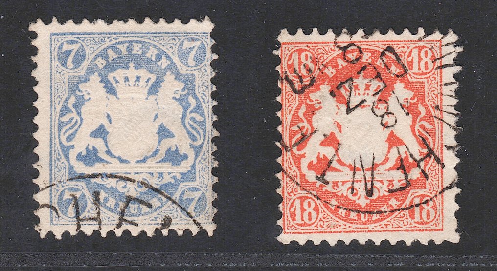 Bawaria - Bayern 34 + 36 stemplowane, 36 sprawdzone Sem BPP - 34 #1.0