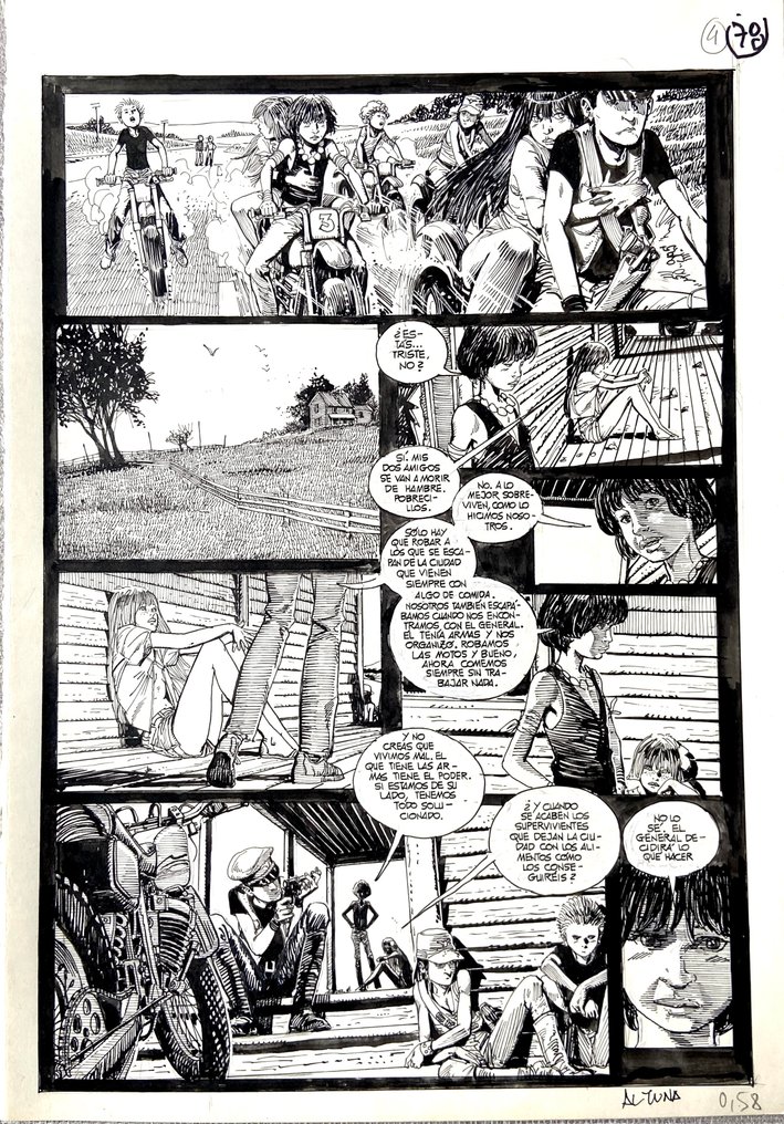 Altuna, Horacio - 1 Original page - El ultimo recreo #1.0