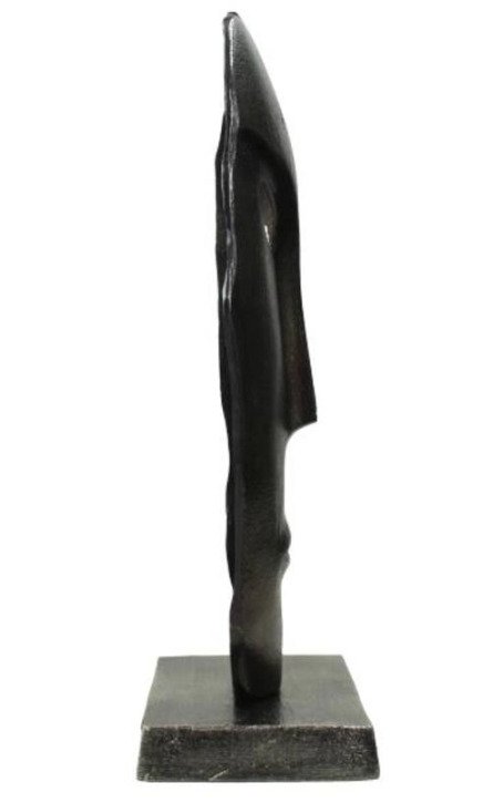 Sculptură, Metal Mask on Base - 38 cm - Metal #3.2