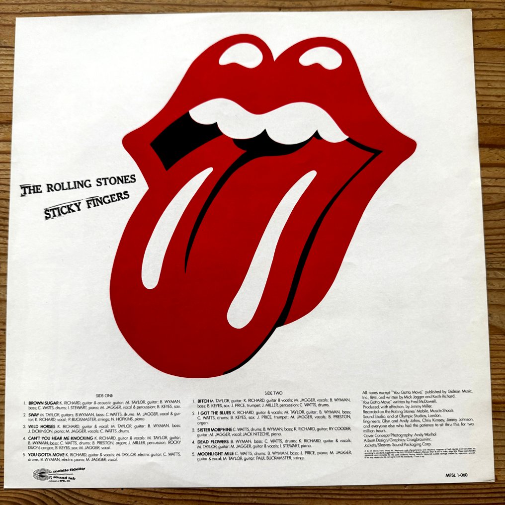 Rolling Stones - Sticky Fingers [MFSL Master Recording] - LP - Stereo - 1981 #4.3