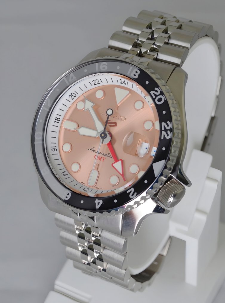 Seiko - 5 GMT Automatic Salmon Dial - Fără preț de rezervă - SSK043 - Bărbați - 2020+  #3.2