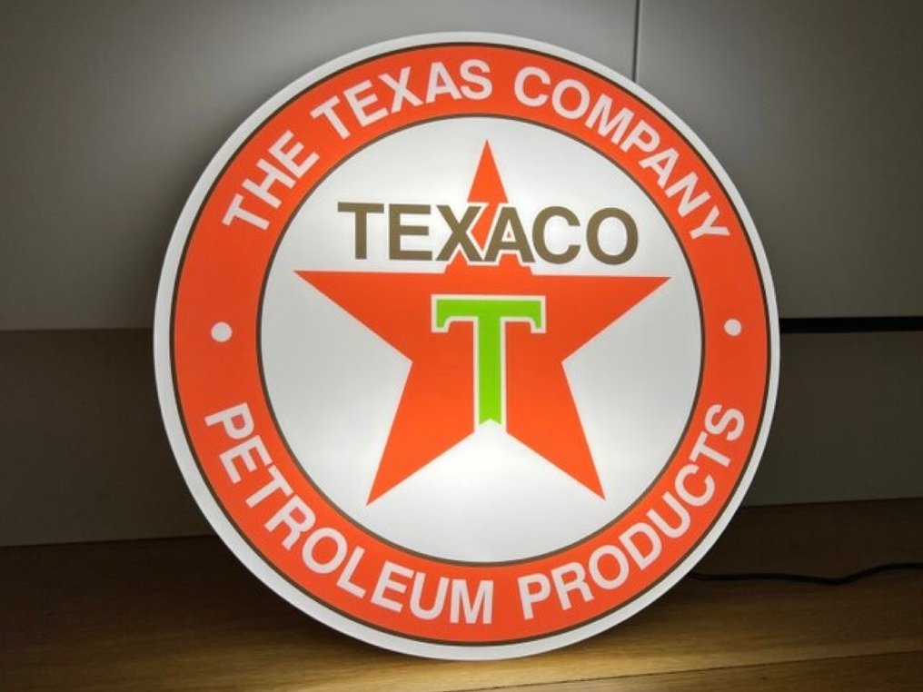Sign - Texaco - Large Texaco Illuminated Sign Lightbox #2.1