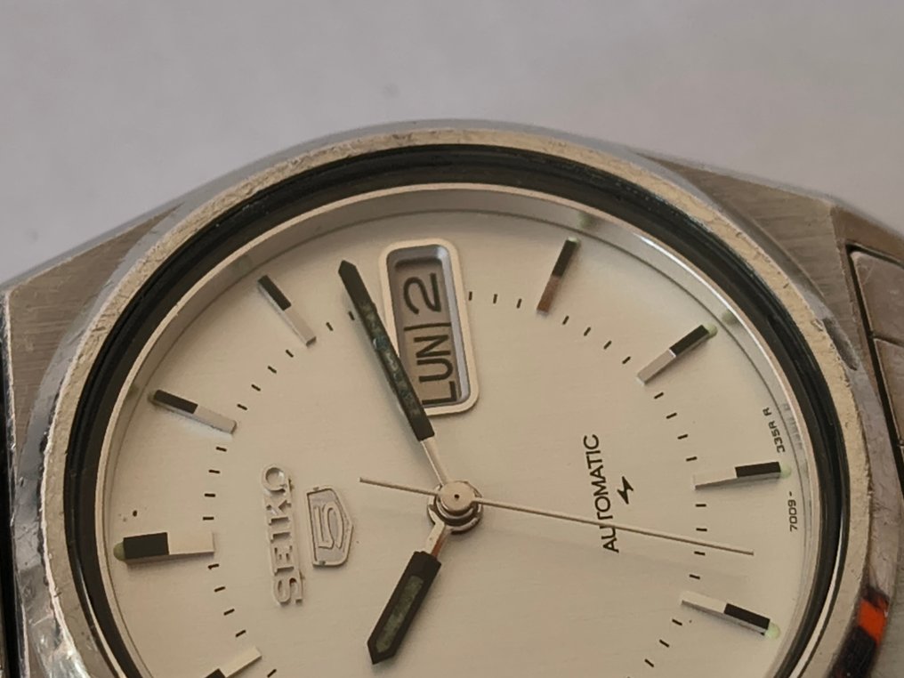 Seiko - Seiko 5 Automatic Day-Date - No reserve price - 7009-8760 - Men - 1980-1989  #3.2