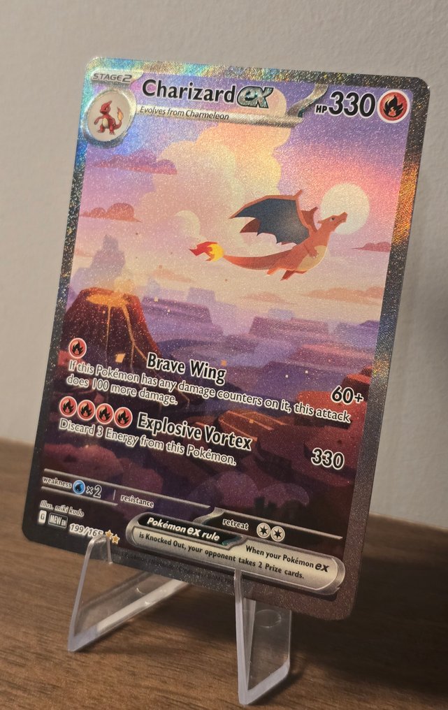 Pokémon - 1 Card - Charizard 199/165 Fólia - EX #1.0