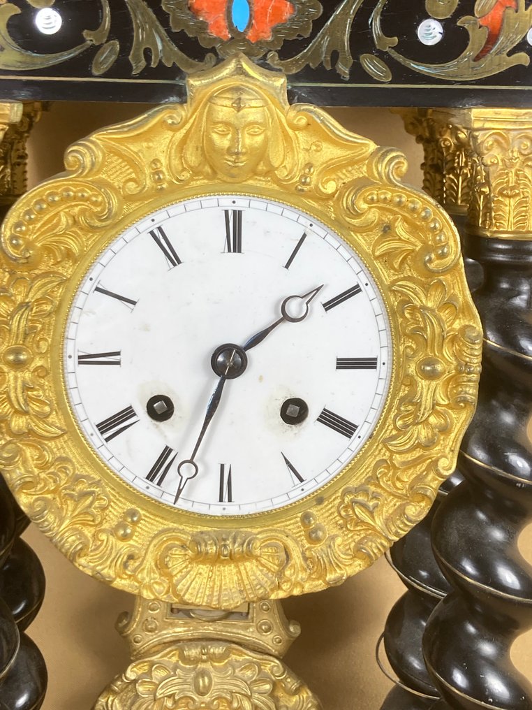 Relógio de pórtico -  Antigo - Bronze dourado - 1850-1900 #2.1