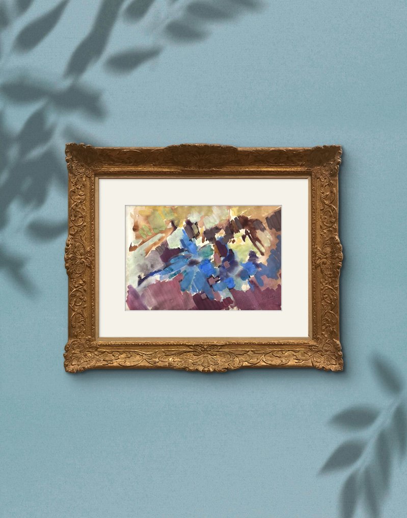 René Mels (1909-1977) - Composition abstraite chromatique #1.0